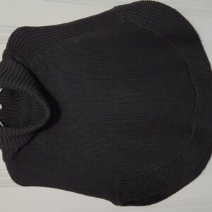 Specchio- Black Turtleneck Poncho Brand New!